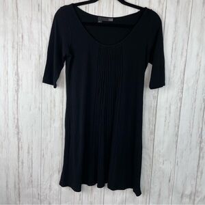 Eileen Fisher 100% silk black blouse